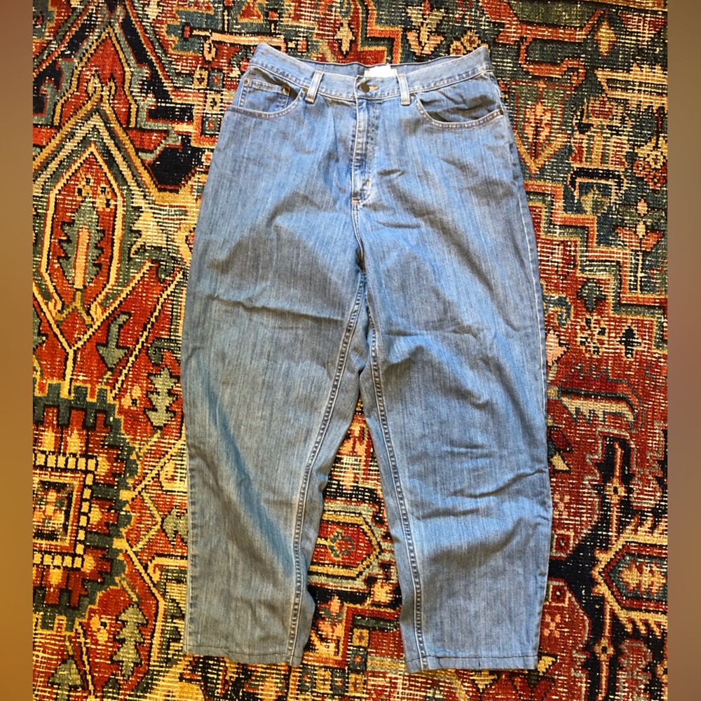 L.L. Bean Light Blue Denim Relaxed Jeans